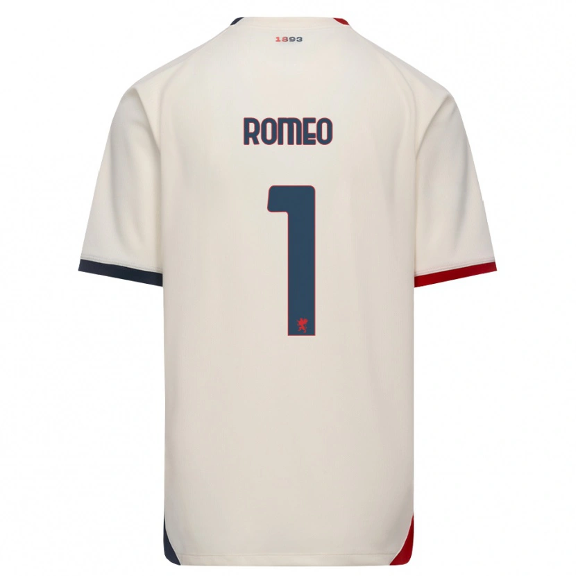 Danxen Heren Emanuele Romeo #1 Off-White Rood Uitshirt Uittenue 2026/27 T-Shirt België