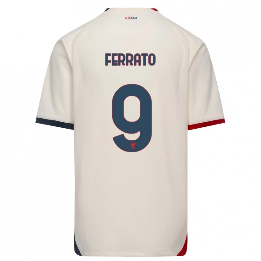 Danxen Heren Claudia Ferrato #9 Off-White Rood Uitshirt Uittenue 2026/27 T-Shirt België