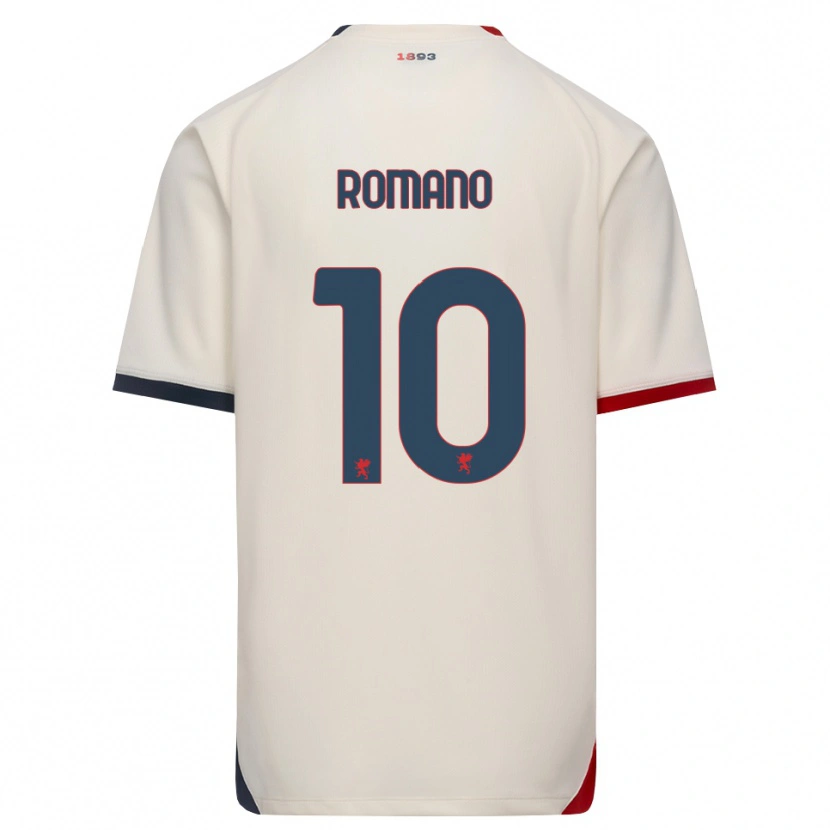 Danxen Heren Marco Romano #10 Off-White Rood Uitshirt Uittenue 2026/27 T-Shirt België