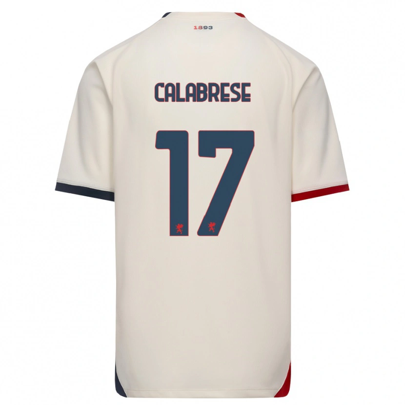 Danxen Heren Filippo Calabrese #17 Off-White Rood Uitshirt Uittenue 2026/27 T-Shirt België