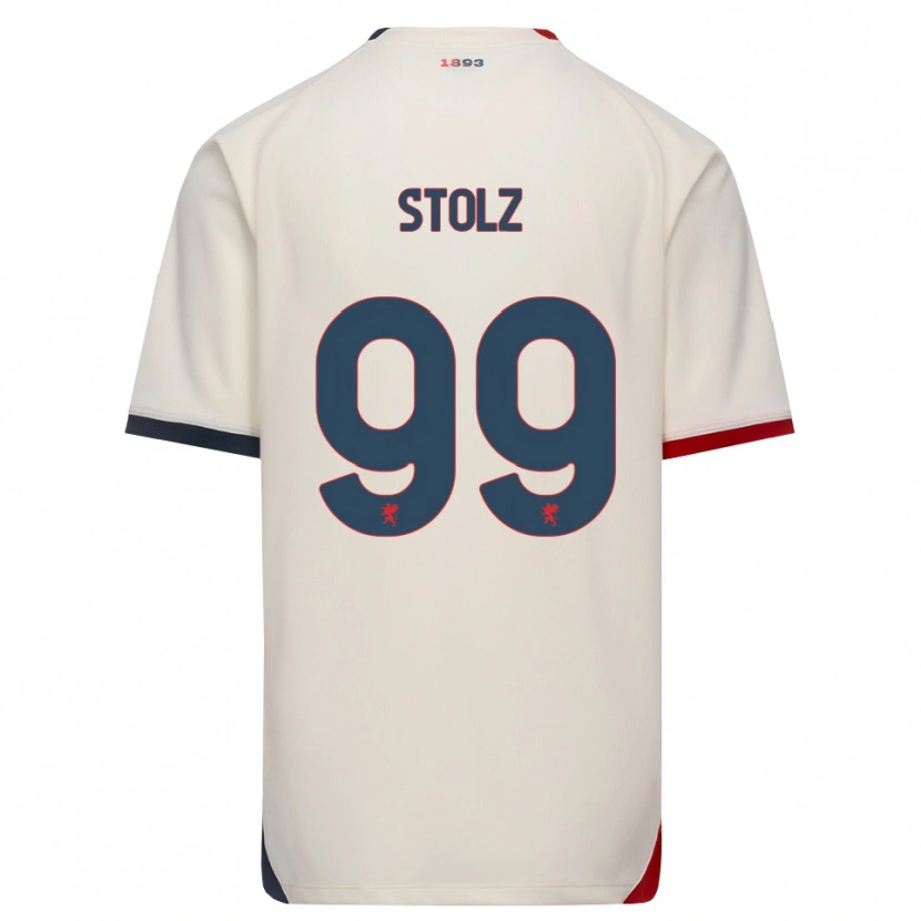 Danxen Heren Franz Stolz #99 Off-White Rood Uitshirt Uittenue 2026/27 T-Shirt België