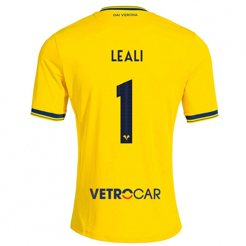 Danxen Heren Nicola Leali #1 Geel Rood Uitshirt Uittenue 2026/27 T-Shirt België