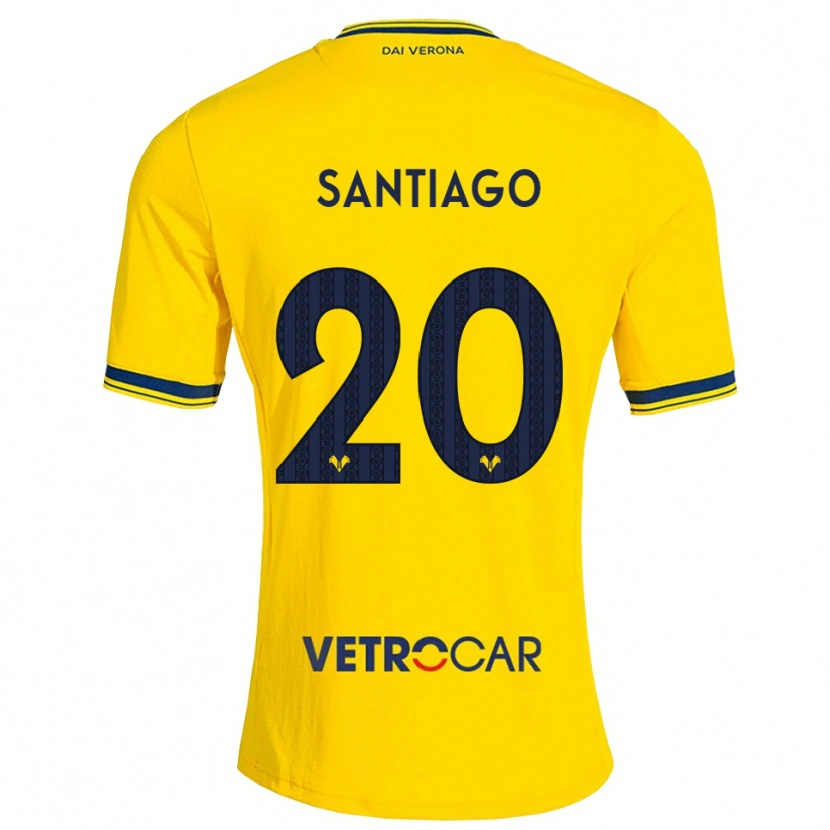 Danxen Heren Yellu Santiago #20 Geel Rood Uitshirt Uittenue 2026/27 T-Shirt België