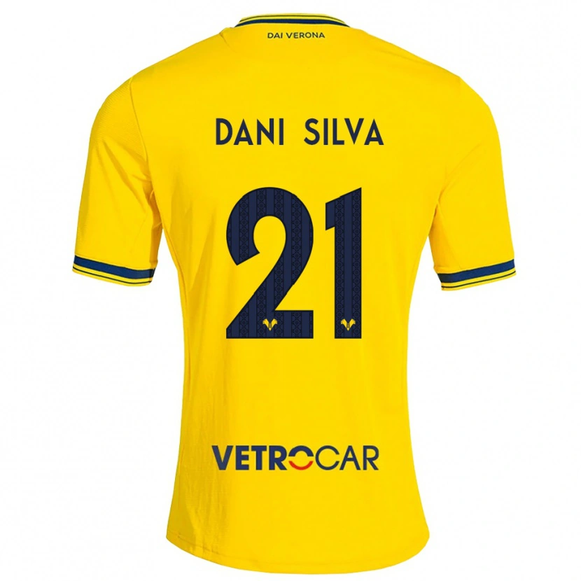 Danxen Heren Dani Silva #21 Geel Rood Uitshirt Uittenue 2026/27 T-Shirt België