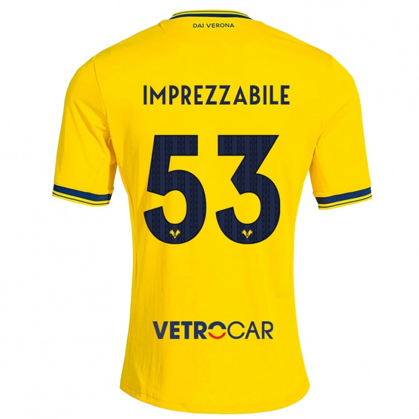 Danxen Heren Francesca Imprezzabile #53 Geel Rood Uitshirt Uittenue 2026/27 T-Shirt België