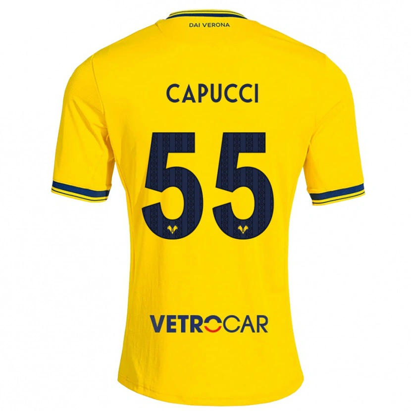 Danxen Heren Laura Capucci #55 Geel Rood Uitshirt Uittenue 2026/27 T-Shirt België