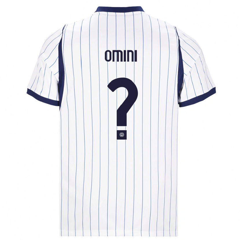 Danxen Heren Pietro Omini #0 Wit Marineblauw Uitshirt Uittenue 2026/27 T-Shirt België