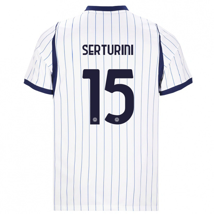 Danxen Heren Annamaria Serturini #15 Wit Marineblauw Uitshirt Uittenue 2026/27 T-Shirt België