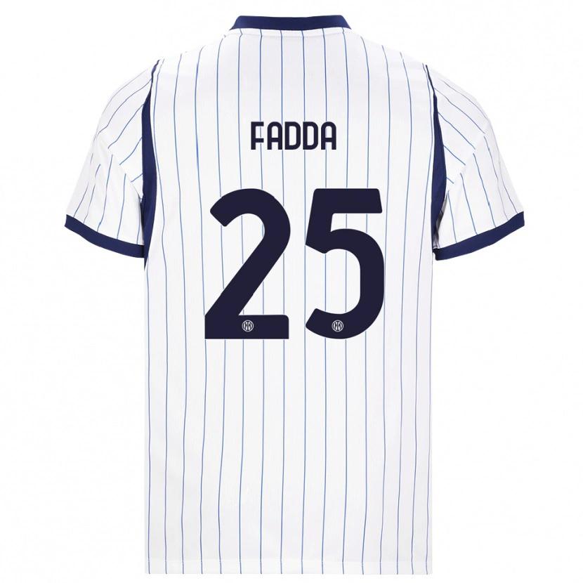 Danxen Heren Paola Fadda #25 Wit Marineblauw Uitshirt Uittenue 2026/27 T-Shirt België