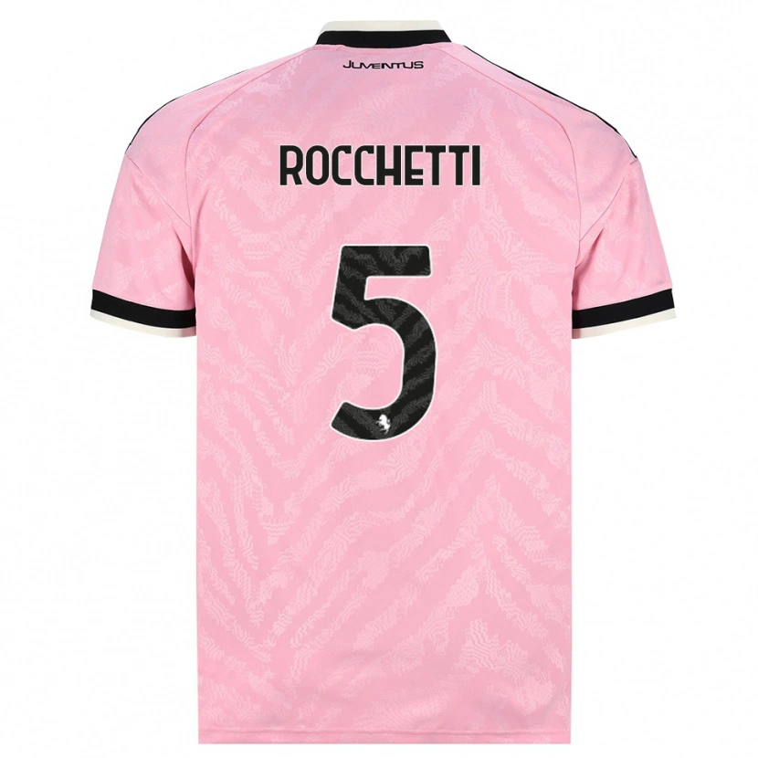 Danxen Heren Edoardo Rocchetti #5 Roze Zwart Uitshirt Uittenue 2026/27 T-Shirt België