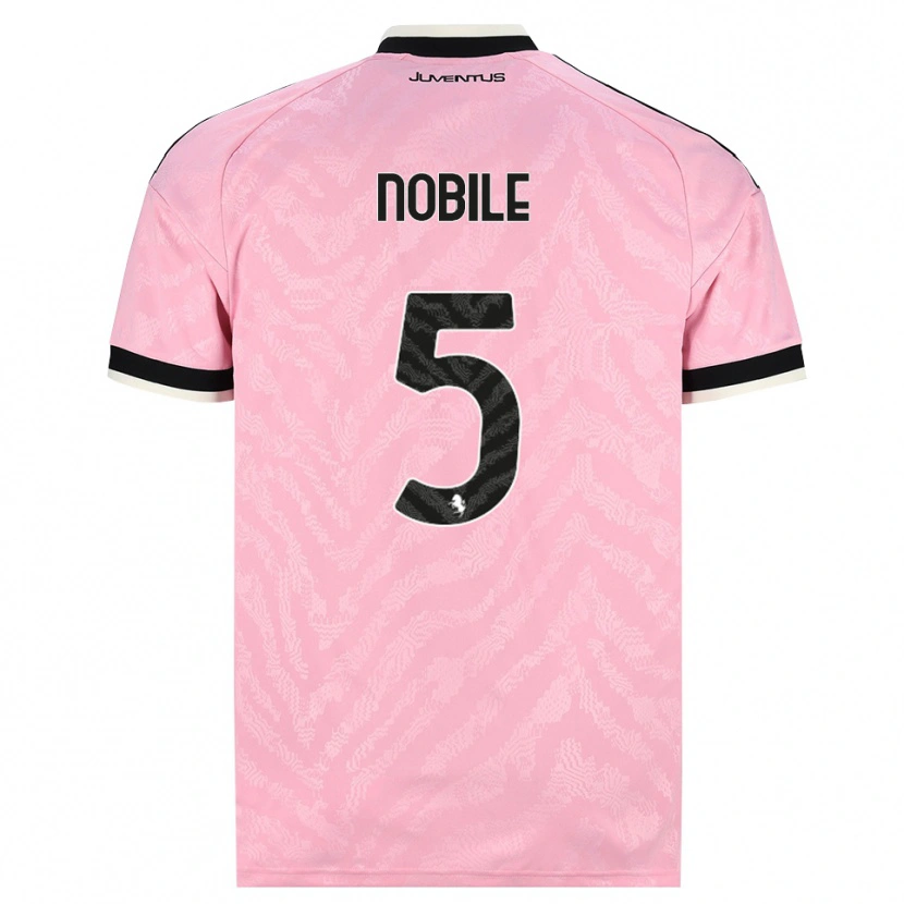 Danxen Heren Riccardo Nobile #5 Roze Zwart Uitshirt Uittenue 2026/27 T-Shirt België
