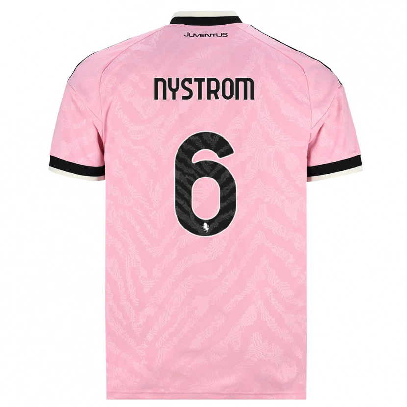 Danxen Heren Paulina Nyström #6 Roze Zwart Uitshirt Uittenue 2026/27 T-Shirt België
