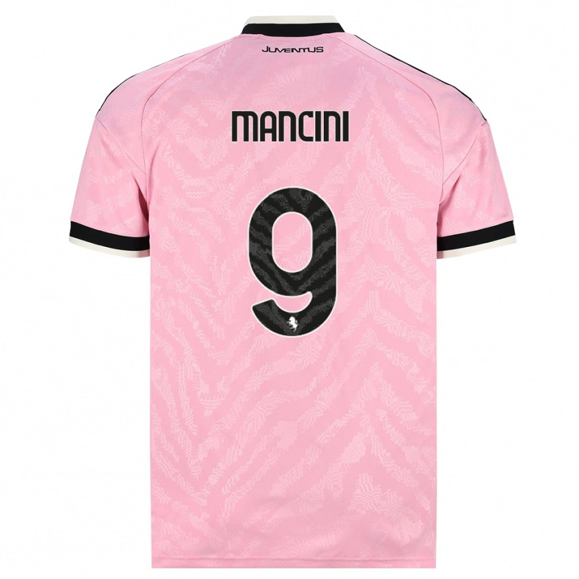 Danxen Heren Tommaso Mancini #9 Roze Zwart Uitshirt Uittenue 2026/27 T-Shirt België