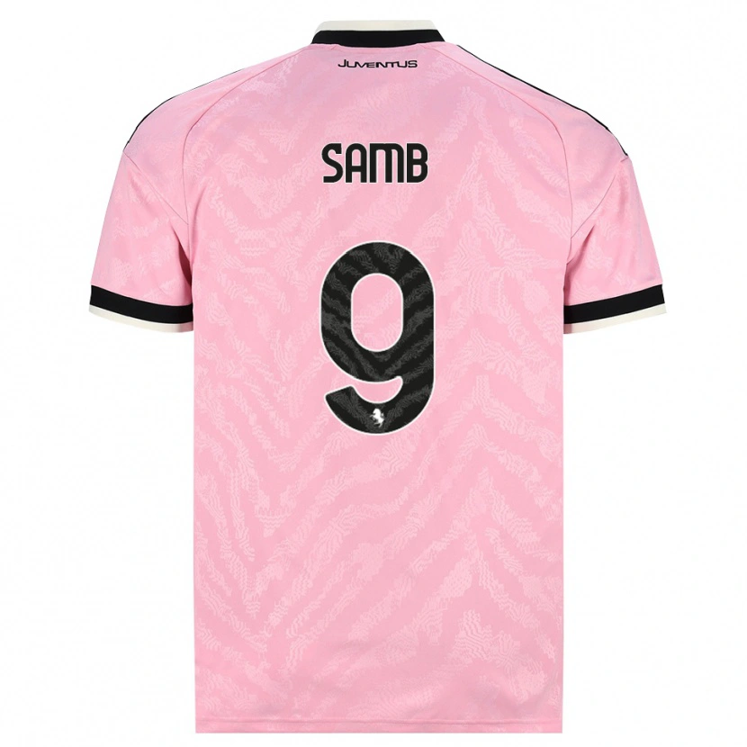 Danxen Heren Demba Samb #9 Roze Zwart Uitshirt Uittenue 2026/27 T-Shirt België