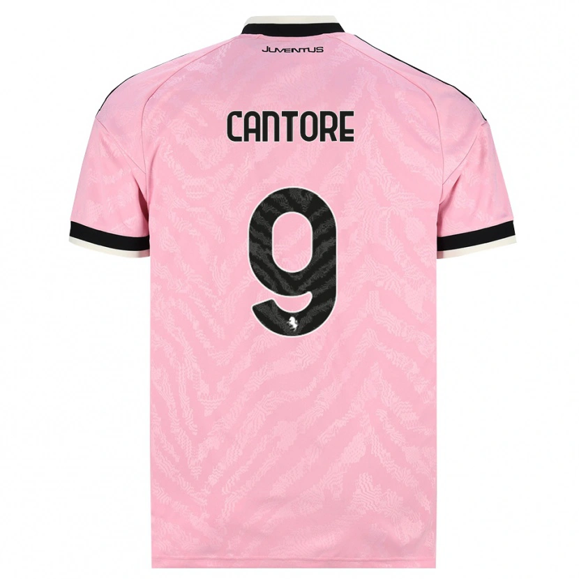 Danxen Heren Sofia Cantore #9 Roze Zwart Uitshirt Uittenue 2026/27 T-Shirt België