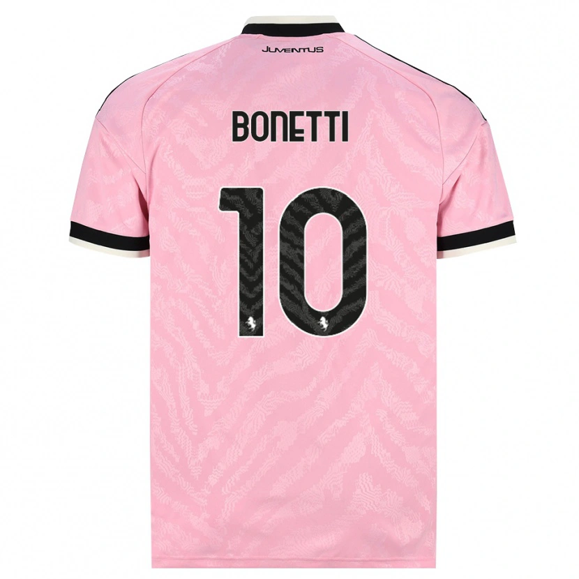 Danxen Heren Andrea Bonetti #10 Roze Zwart Uitshirt Uittenue 2026/27 T-Shirt België