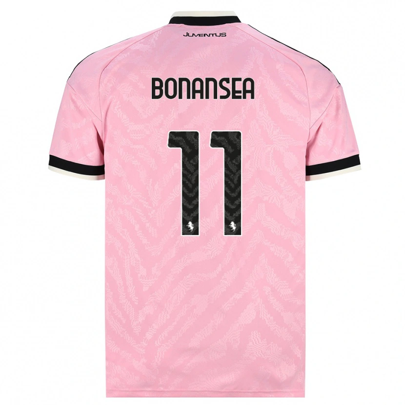 Danxen Heren Barbara Bonansea #11 Roze Zwart Uitshirt Uittenue 2026/27 T-Shirt België