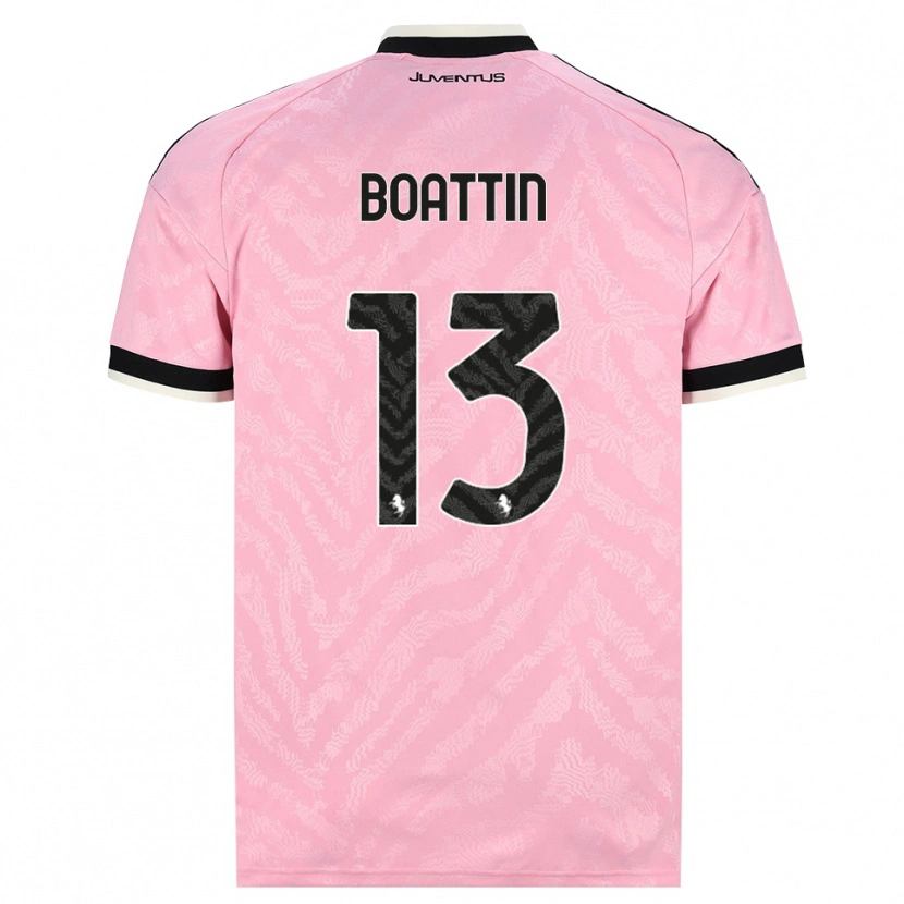 Danxen Heren Lisa Boattin #13 Roze Zwart Uitshirt Uittenue 2026/27 T-Shirt België