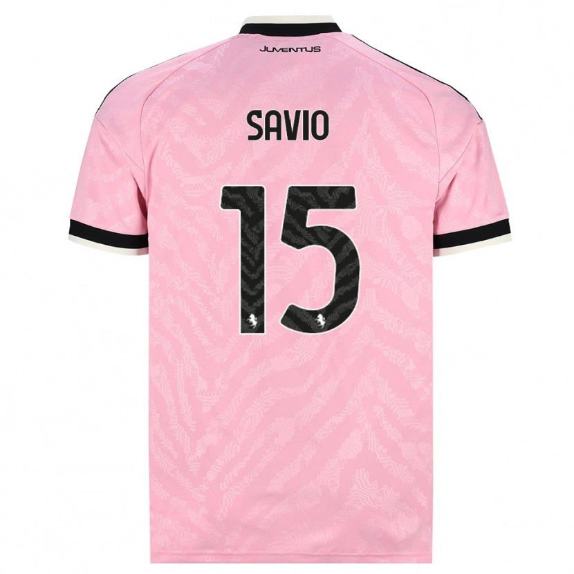 Danxen Heren Federico Savio #15 Roze Zwart Uitshirt Uittenue 2026/27 T-Shirt België