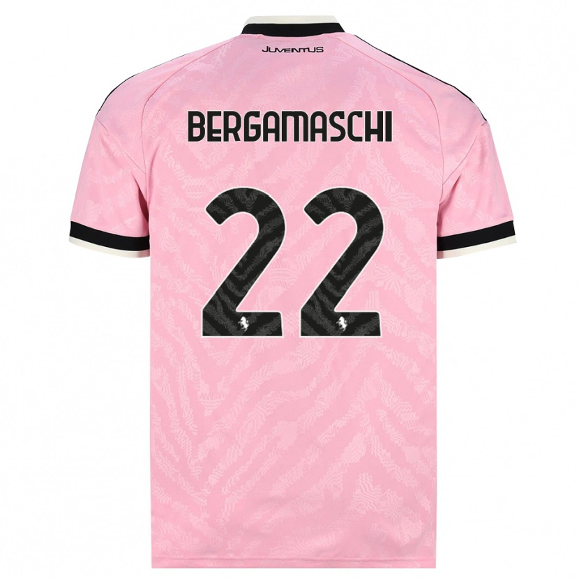 Danxen Heren Valentina Bergamaschi #22 Roze Zwart Uitshirt Uittenue 2026/27 T-Shirt België