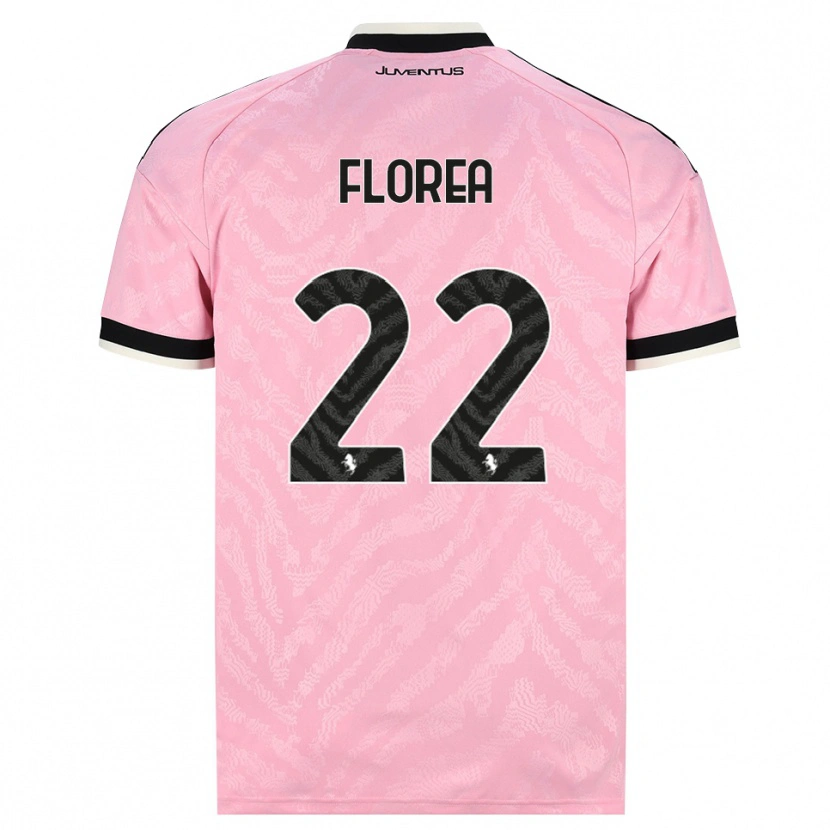 Danxen Heren Andrei Florea #22 Roze Zwart Uitshirt Uittenue 2026/27 T-Shirt België