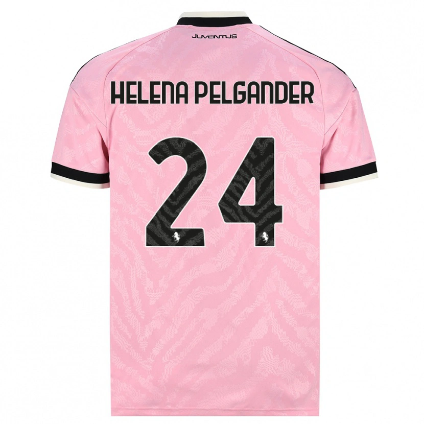 Danxen Heren Elsa Helena Pelgander #24 Roze Zwart Uitshirt Uittenue 2026/27 T-Shirt België