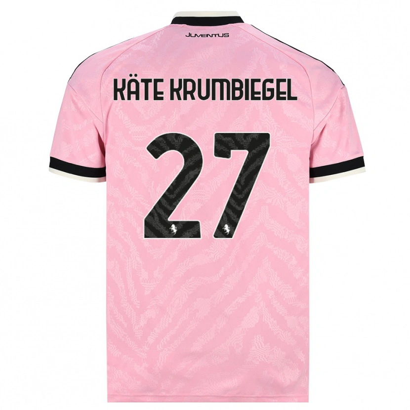 Danxen Heren Paulina Käte Krumbiegel #27 Roze Zwart Uitshirt Uittenue 2026/27 T-Shirt België