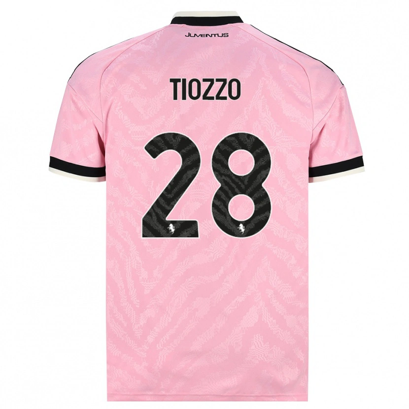 Danxen Heren Marco Tiozzo #28 Roze Zwart Uitshirt Uittenue 2026/27 T-Shirt België