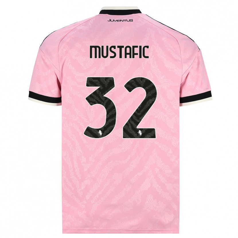 Danxen Heren Emma Mustafic #32 Roze Zwart Uitshirt Uittenue 2026/27 T-Shirt België