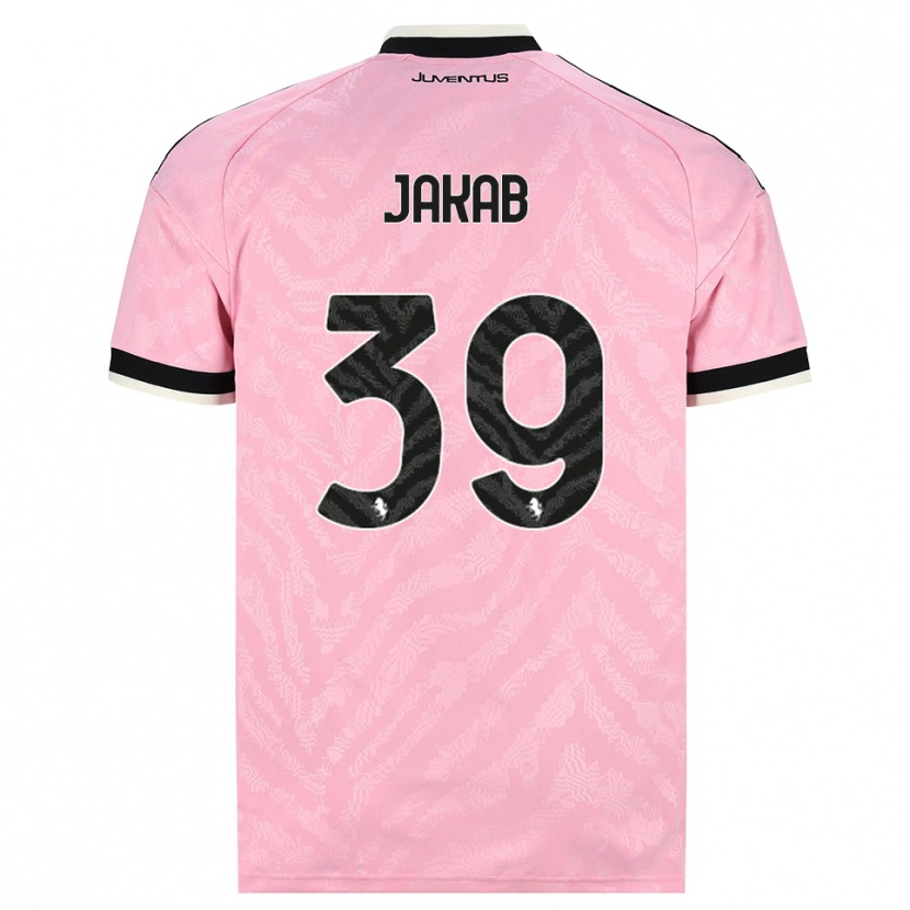 Danxen Heren Mátyás Jakab #39 Roze Zwart Uitshirt Uittenue 2026/27 T-Shirt België