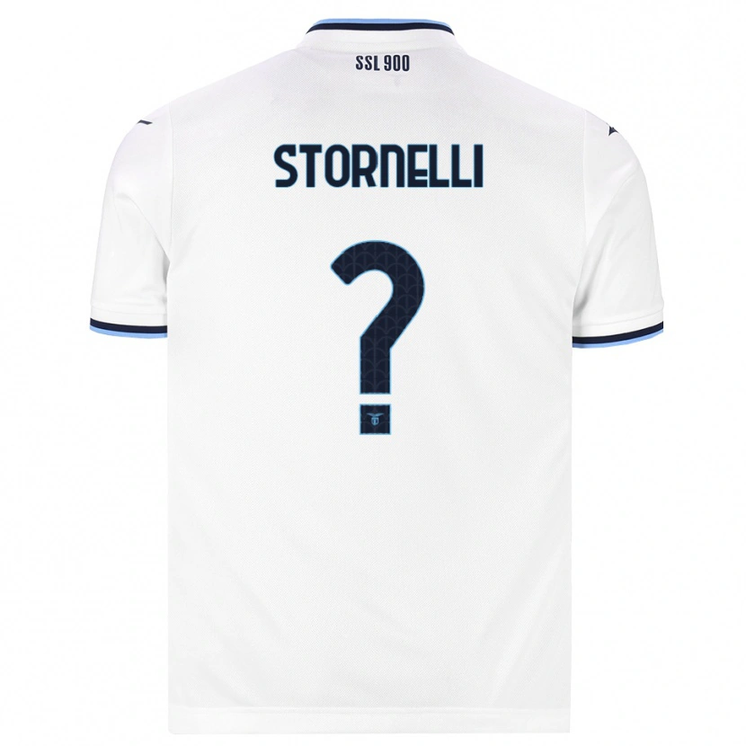 Danxen Heren Matteo Stornelli #0 Wit Marineblauw Uitshirt Uittenue 2026/27 T-Shirt België