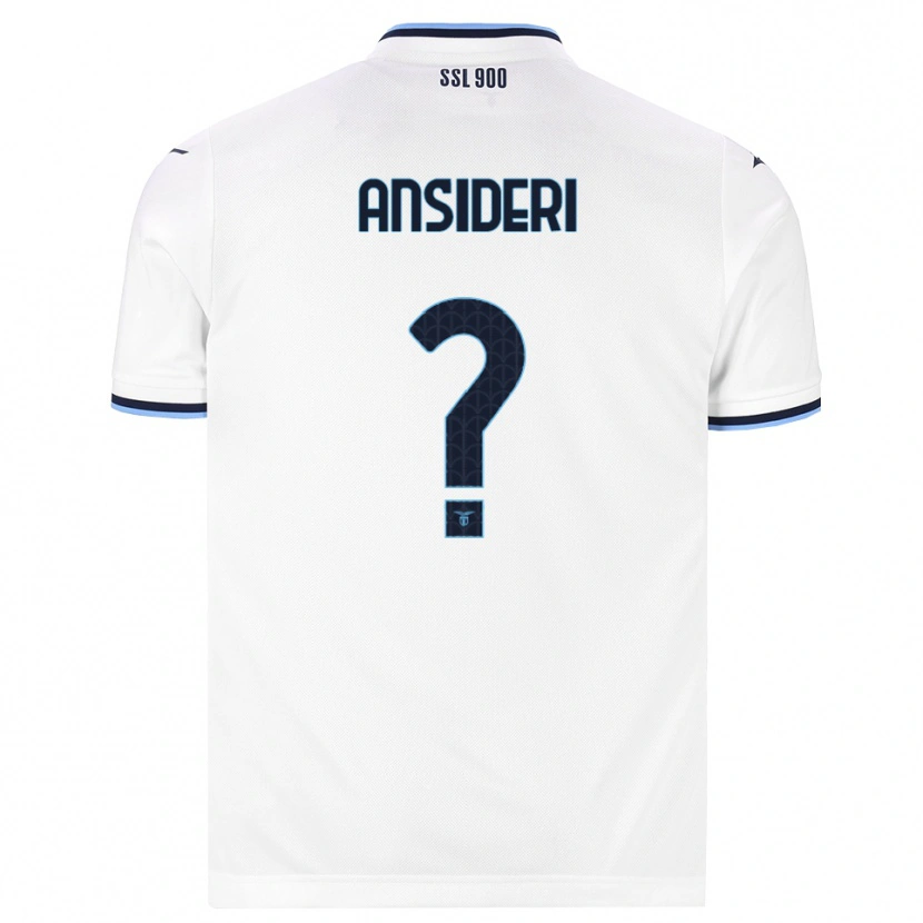 Danxen Heren Andrea Ansideri #0 Wit Marineblauw Uitshirt Uittenue 2026/27 T-Shirt België
