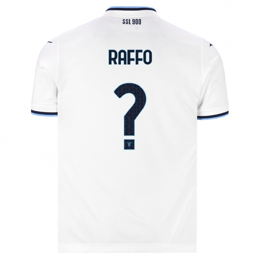 Danxen Heren Edoardo Raffo #0 Wit Marineblauw Uitshirt Uittenue 2026/27 T-Shirt België