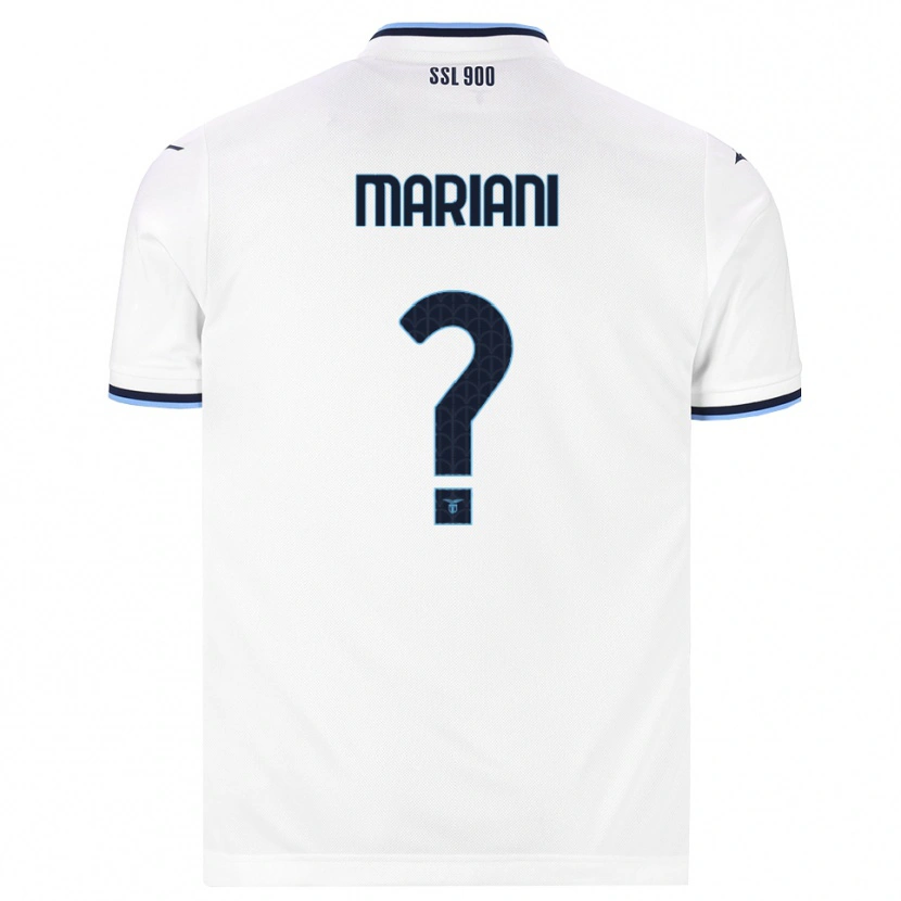 Danxen Heren Alessandro Mariani #0 Wit Marineblauw Uitshirt Uittenue 2026/27 T-Shirt België
