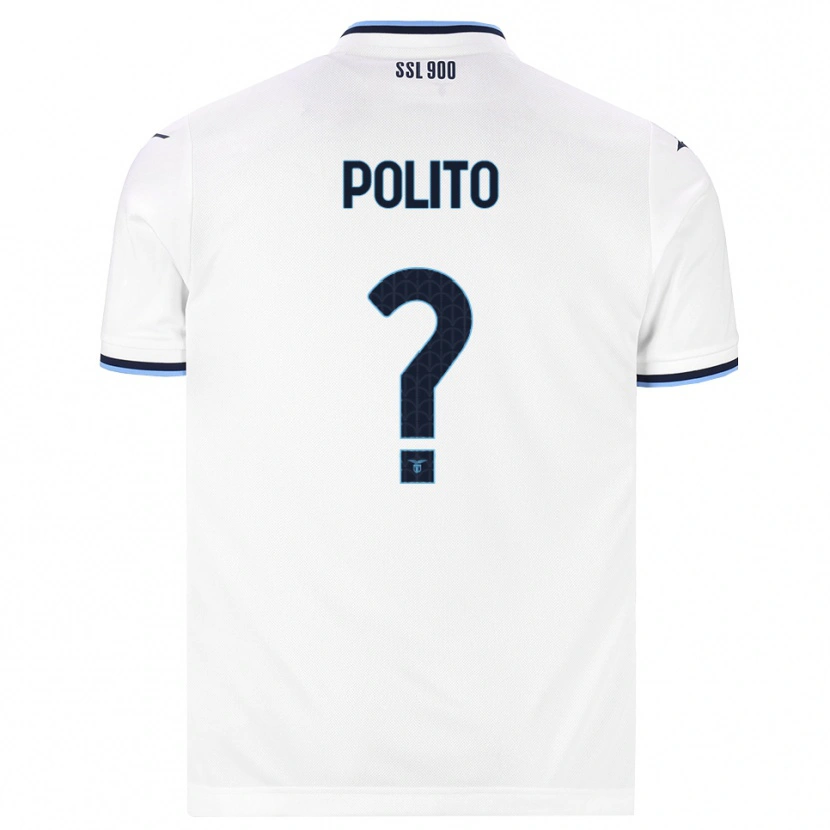 Danxen Heren Alessandro Polito #0 Wit Marineblauw Uitshirt Uittenue 2026/27 T-Shirt België