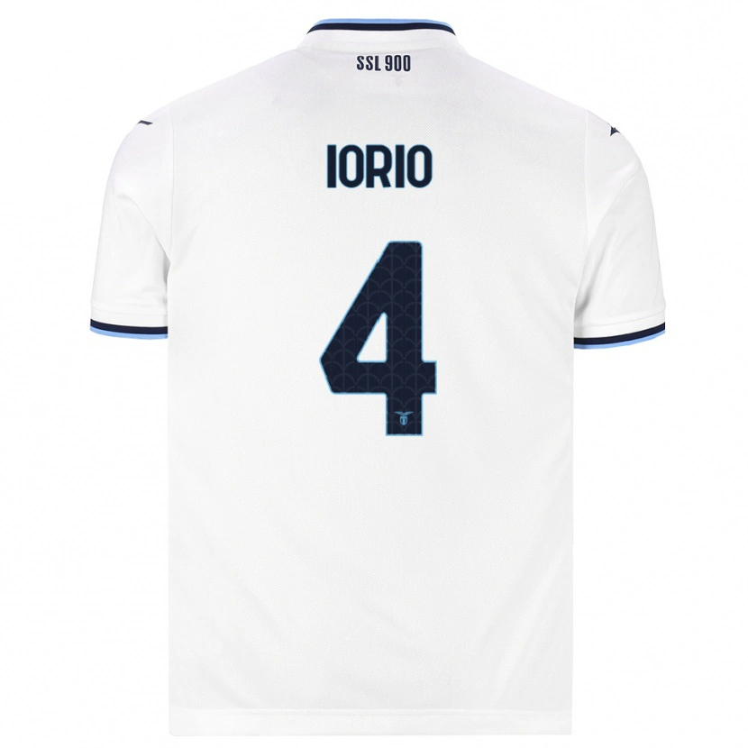Danxen Heren Antonio Iorio #4 Wit Marineblauw Uitshirt Uittenue 2026/27 T-Shirt België