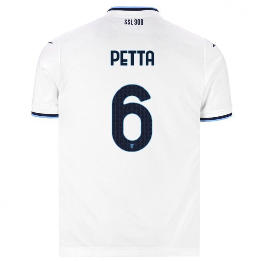 Danxen Heren Andrea Petta #6 Wit Marineblauw Uitshirt Uittenue 2026/27 T-Shirt België