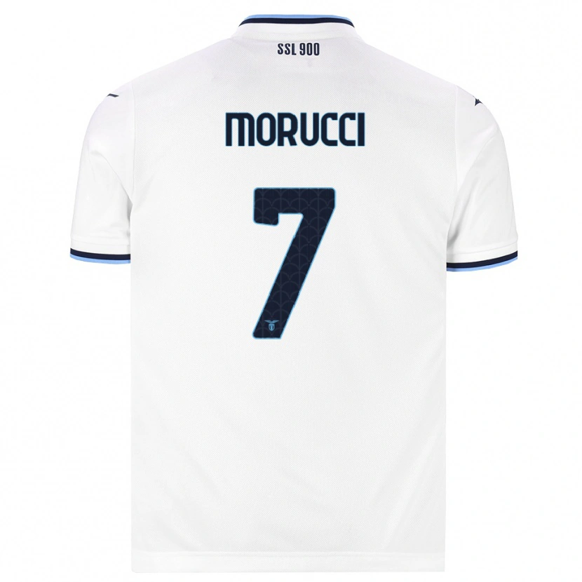Danxen Heren Alessandro Morucci #7 Wit Marineblauw Uitshirt Uittenue 2026/27 T-Shirt België