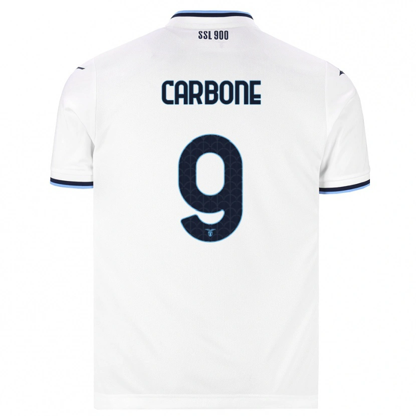 Danxen Heren Giovanni Carbone #9 Wit Marineblauw Uitshirt Uittenue 2026/27 T-Shirt België
