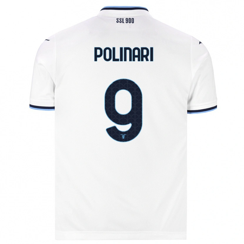 Danxen Heren Fabio Polinari #9 Wit Marineblauw Uitshirt Uittenue 2026/27 T-Shirt België