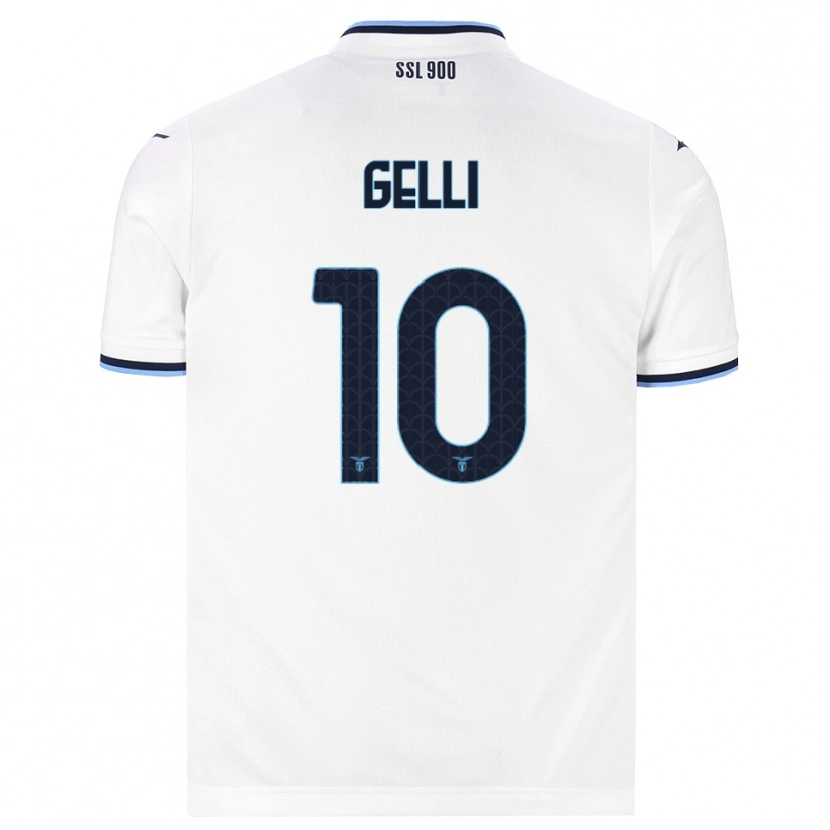 Danxen Heren Valerio Gelli #10 Wit Marineblauw Uitshirt Uittenue 2026/27 T-Shirt België