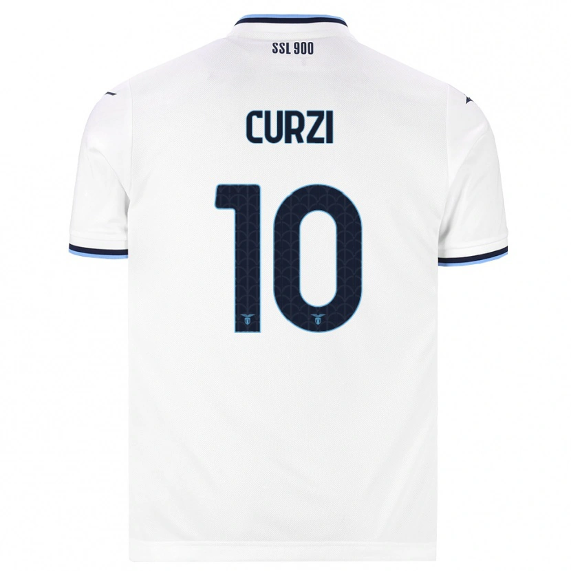 Danxen Heren Simone Curzi #10 Wit Marineblauw Uitshirt Uittenue 2026/27 T-Shirt België