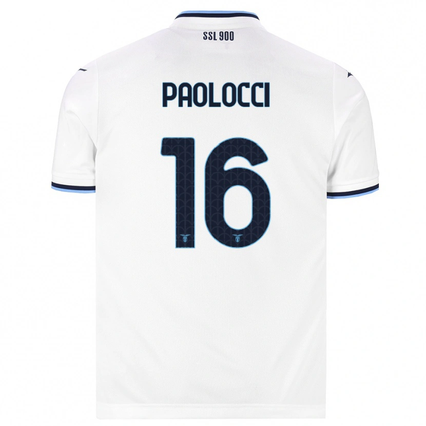 Danxen Heren Gabriele Paolocci #16 Wit Marineblauw Uitshirt Uittenue 2026/27 T-Shirt België