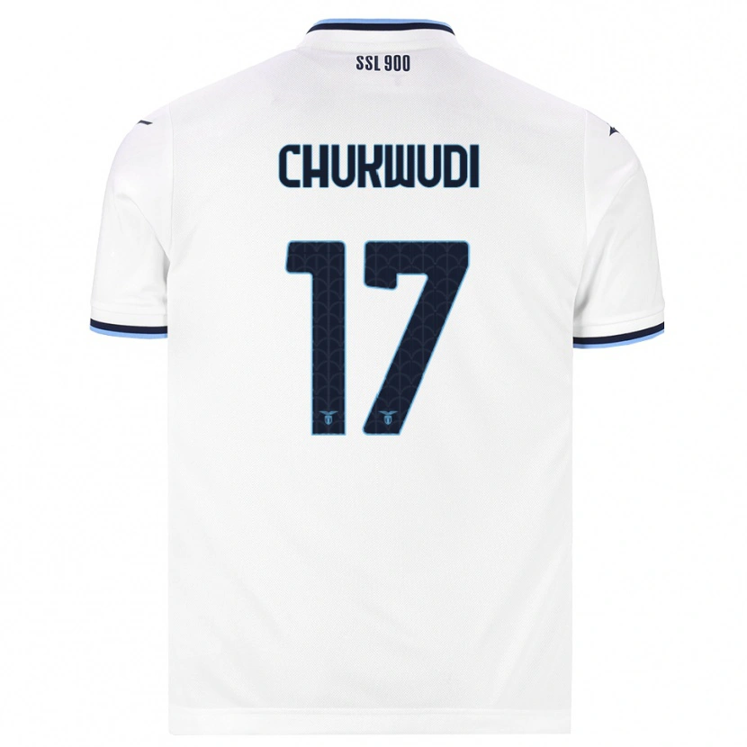 Danxen Heren Ogonna Franca Chukwudi #17 Wit Marineblauw Uitshirt Uittenue 2026/27 T-Shirt België