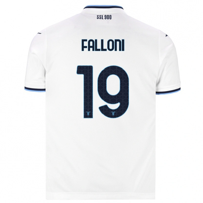 Danxen Heren Ludovica Falloni #19 Wit Marineblauw Uitshirt Uittenue 2026/27 T-Shirt België