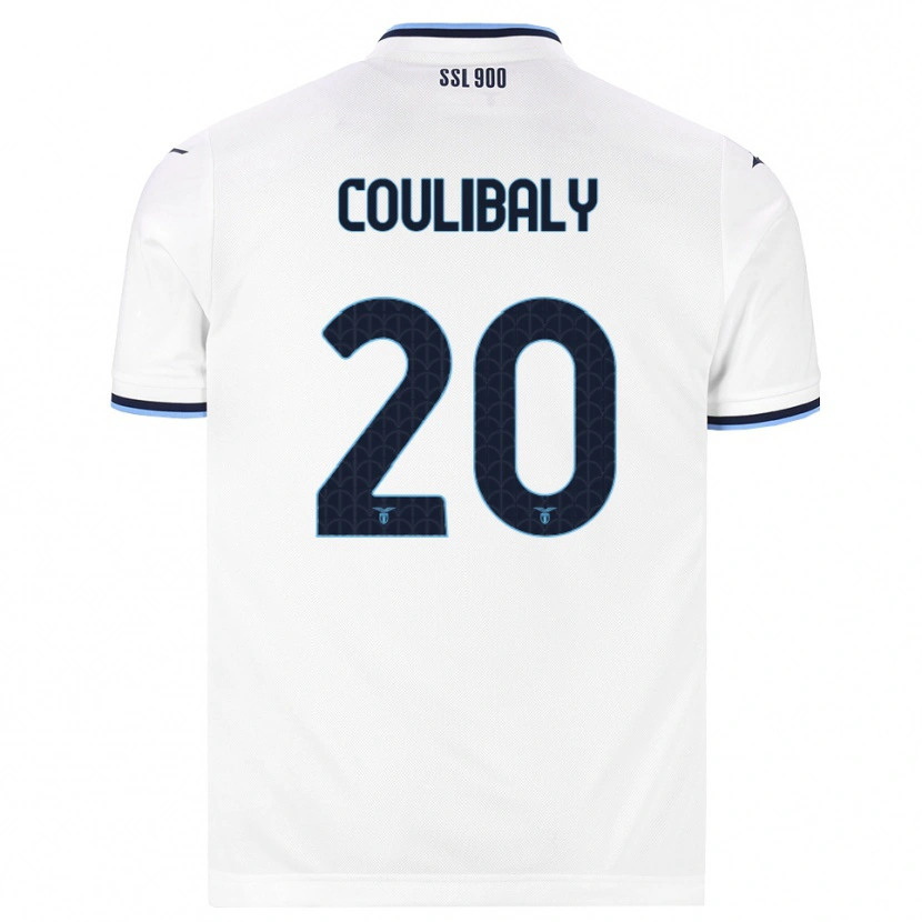 Danxen Heren Larsson Coulibaly #20 Wit Marineblauw Uitshirt Uittenue 2026/27 T-Shirt België