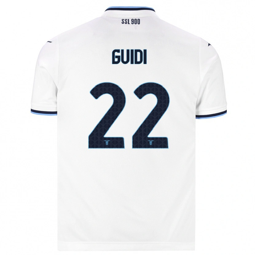 Danxen Heren Emma Guidi #22 Wit Marineblauw Uitshirt Uittenue 2026/27 T-Shirt België