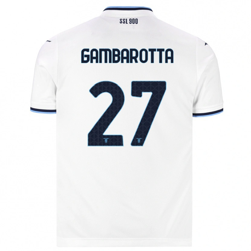 Danxen Heren Margot Gambarotta #27 Wit Marineblauw Uitshirt Uittenue 2026/27 T-Shirt België