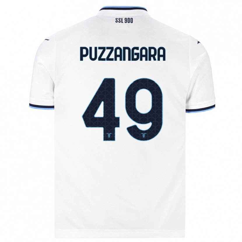 Danxen Heren Angelo Antonio Puzzangara #49 Wit Marineblauw Uitshirt Uittenue 2026/27 T-Shirt België