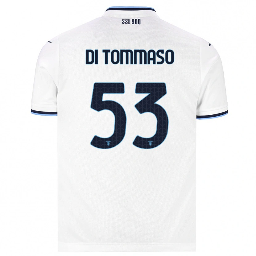 Danxen Heren Leonardo Di Tommaso #53 Wit Marineblauw Uitshirt Uittenue 2026/27 T-Shirt België